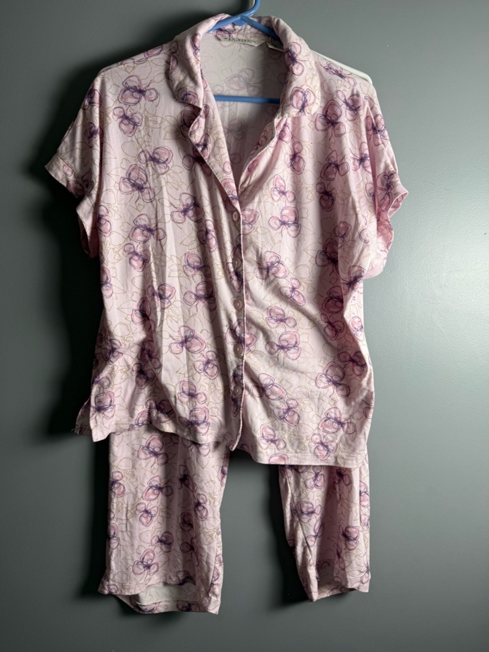 Max Studio Sleepwear 2Pc Summer Pajama Set Womens Sz L